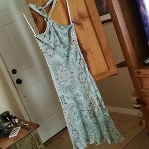 Elegant halter Summer event dress